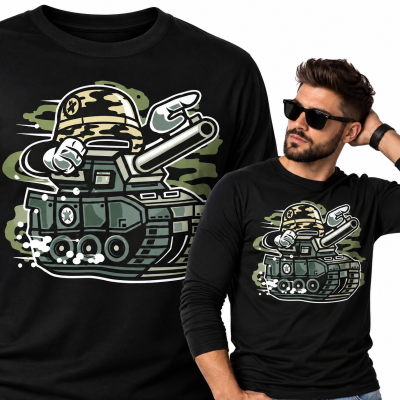 LONGSLEEVE   ANIMOWANY   WAR TANK